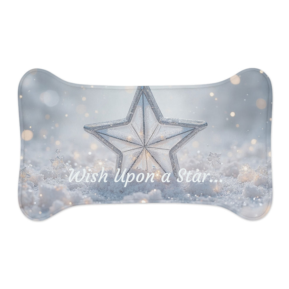 Thumbnail: Wish Upon a Star - Collection - Pet Feeding Mats, More Shapes Available!