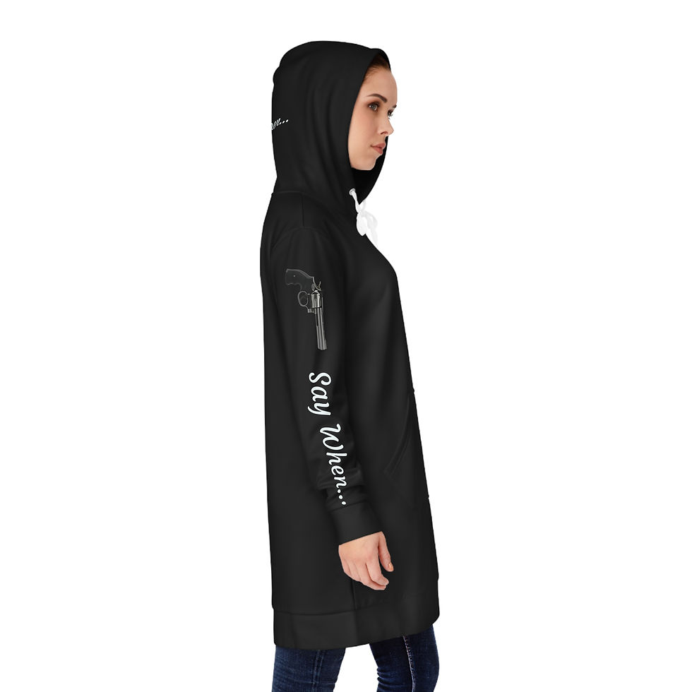 Say When - Collection, Women's Hoodie Dress (AOP)