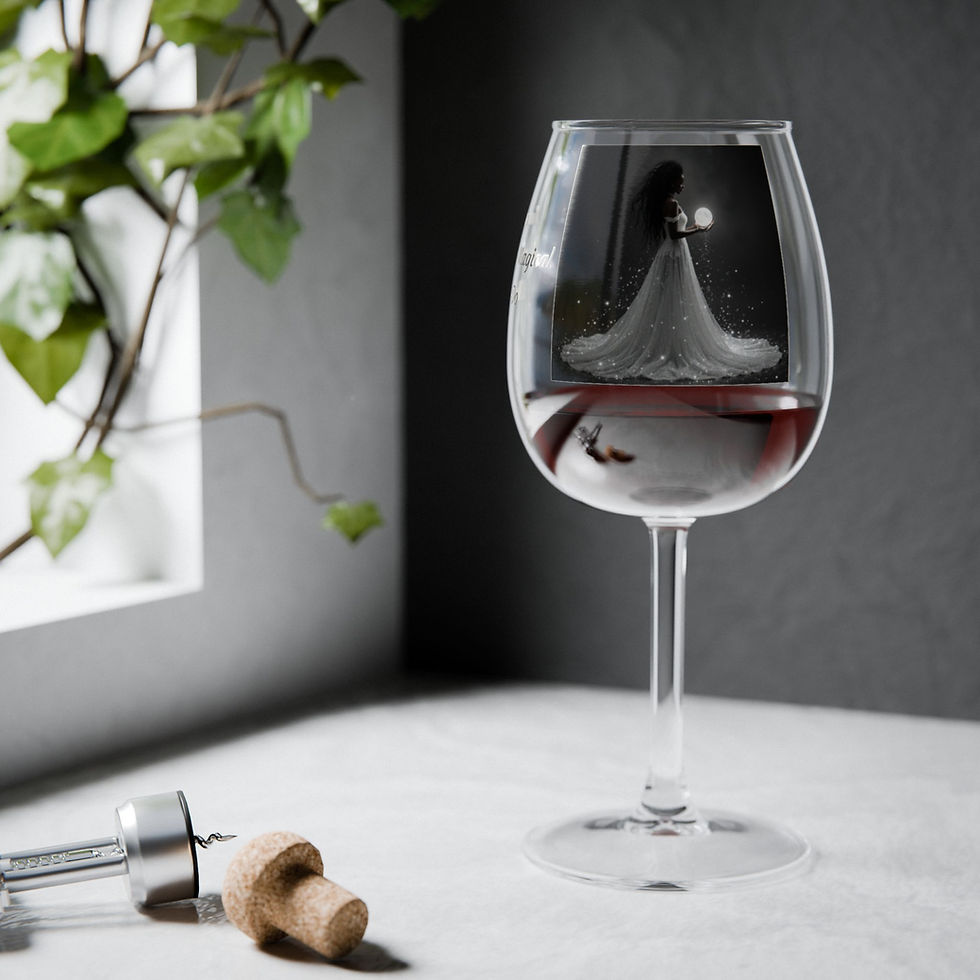 Thumbnail: I'm Busy I've Got Magical Shit To Do Collection, Wine Glass, 12oz