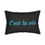 Thumbnail: C'est la vie- Collection Spun Polyester Lumbar Pillow