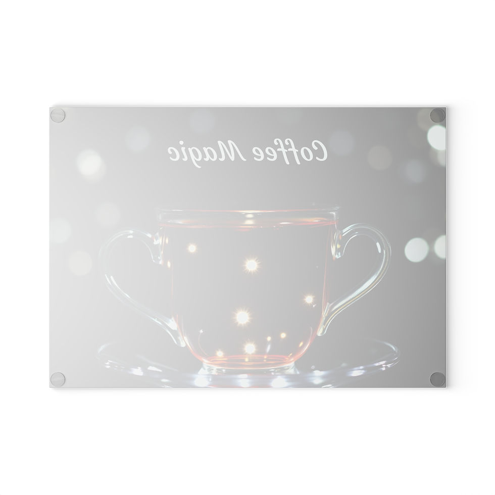 Thumbnail: Coffee Magic Custom Glass Cutting Board