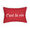Thumbnail: C'est la vie- Collection Spun Polyester Lumbar Pillow