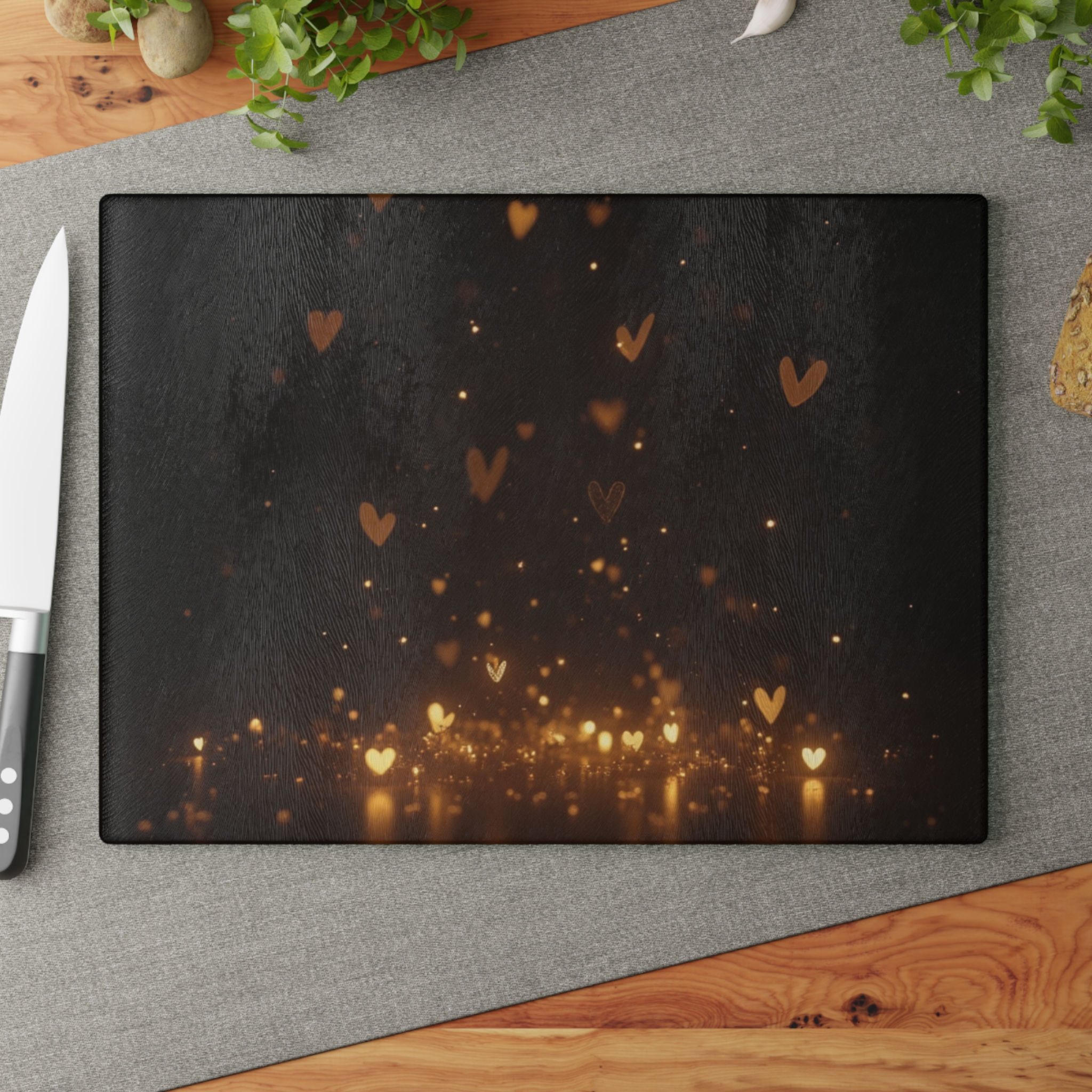 Valentine Glass Cutting Board