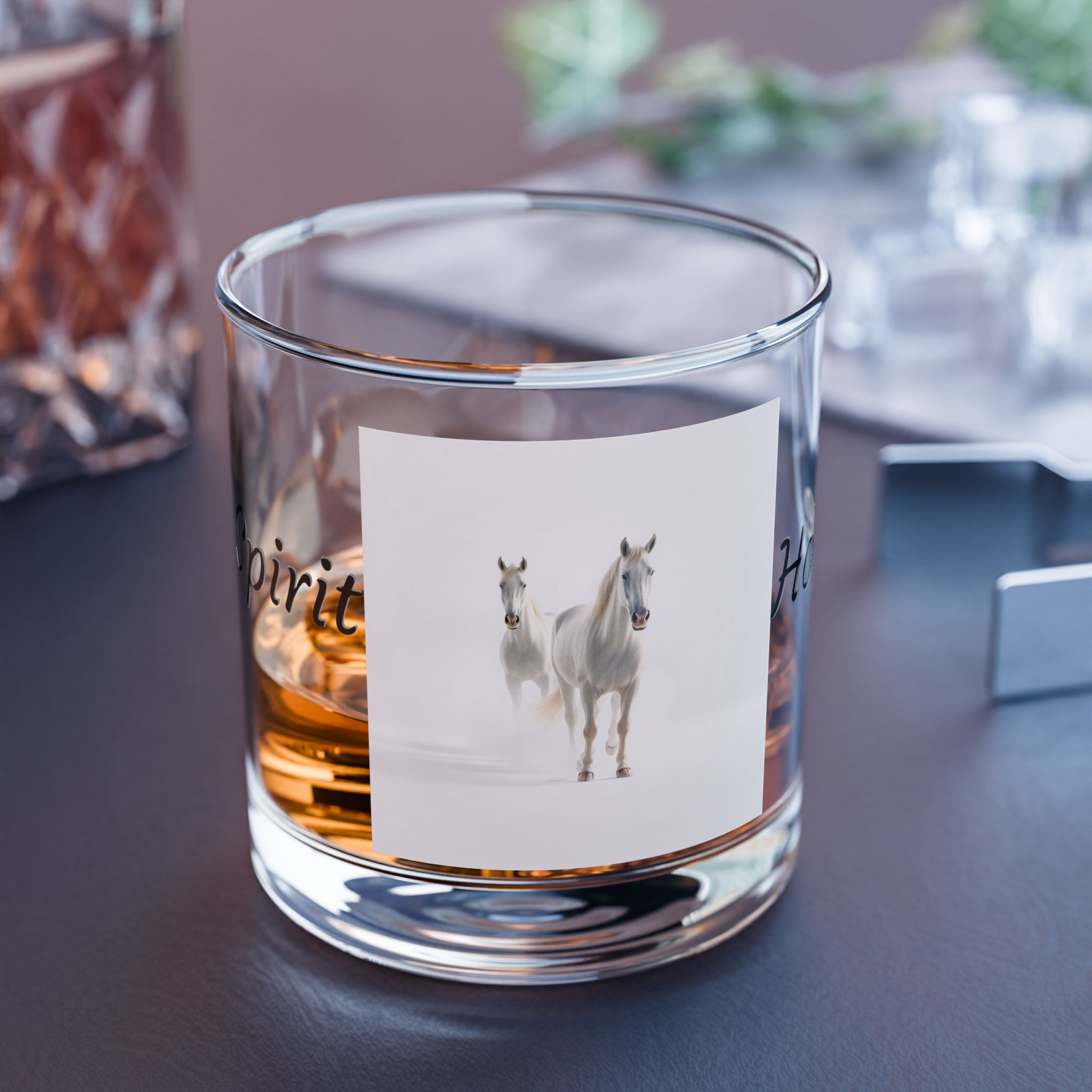 Spirit Horse Collection Rocks Glass, 10oz