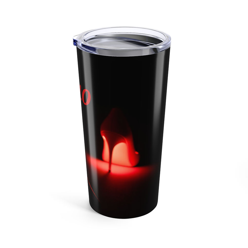 Thumbnail: Ciao, Red High Heeled Shoes, Tumbler 20oz