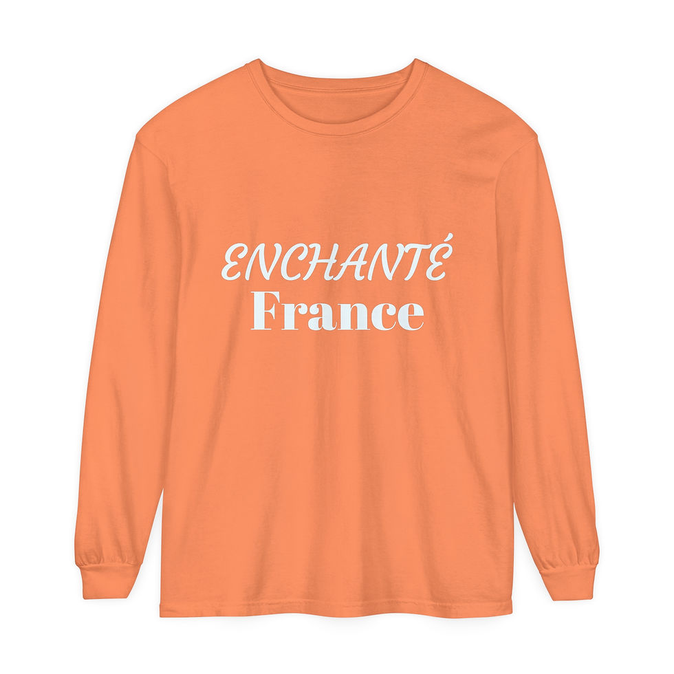 ENCHANTÉ  FRANCE Collection Unisex Long Sleeve T-Shirt More Colors Available!