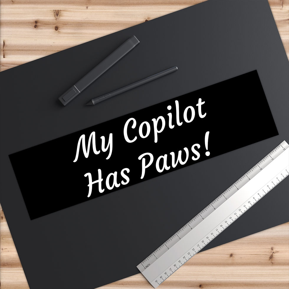 Thumbnail: Copilot Has Paws - Bumper Sticker