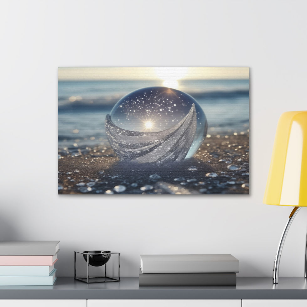 Thumbnail: Crystal Beach Canvas Gallery Wrap