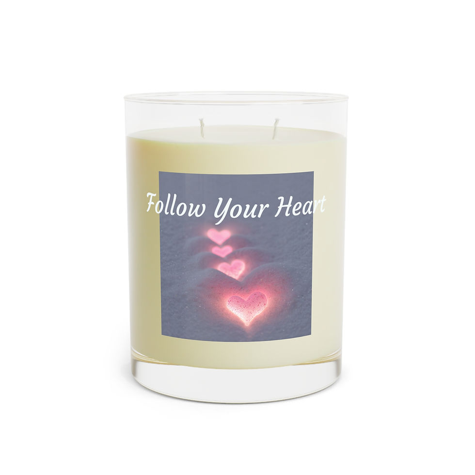 Thumbnail: Follow Your Heart- Scented Candle - Full Glass, 11oz