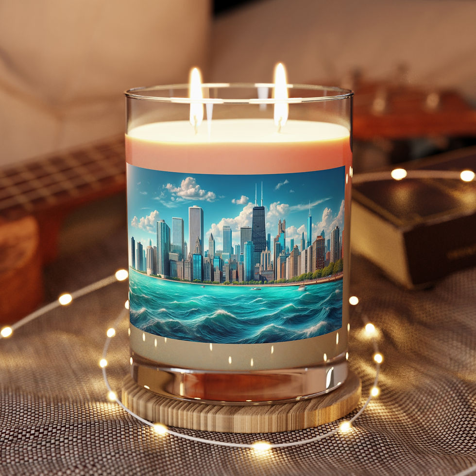 Chicago - Collection Scented Candle - Full Glass, 11oz