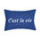 Thumbnail: C'est la vie- Collection Spun Polyester Lumbar Pillow