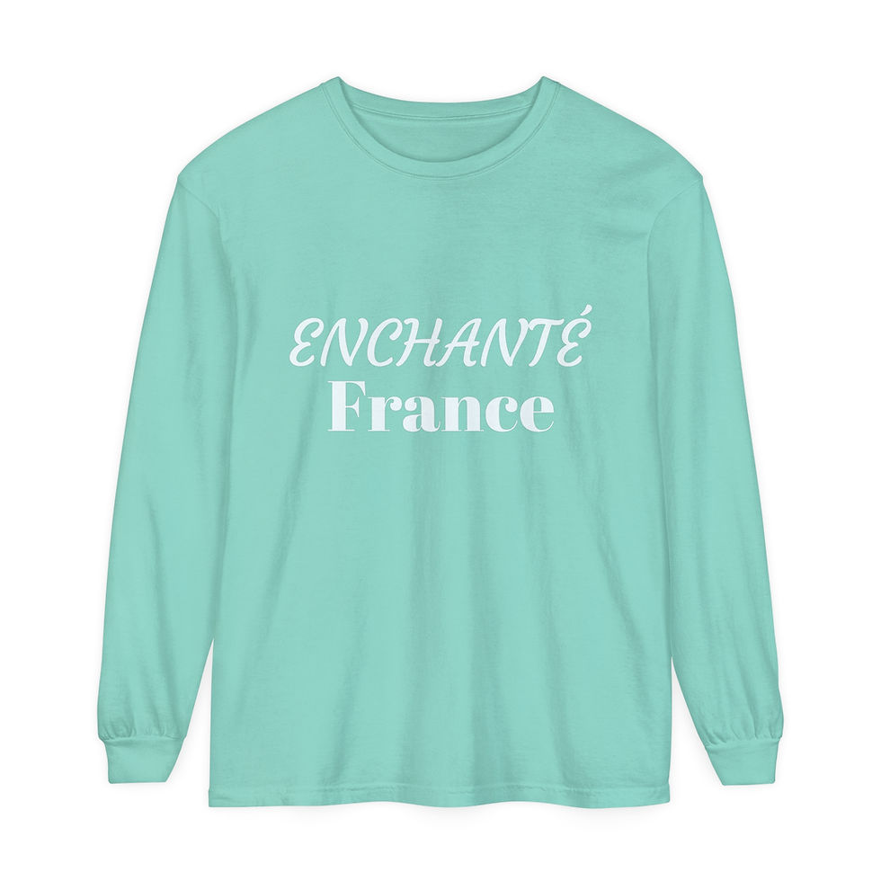 Thumbnail: ENCHANTÉ  FRANCE Collection Unisex Long Sleeve T-Shirt More Colors Available!