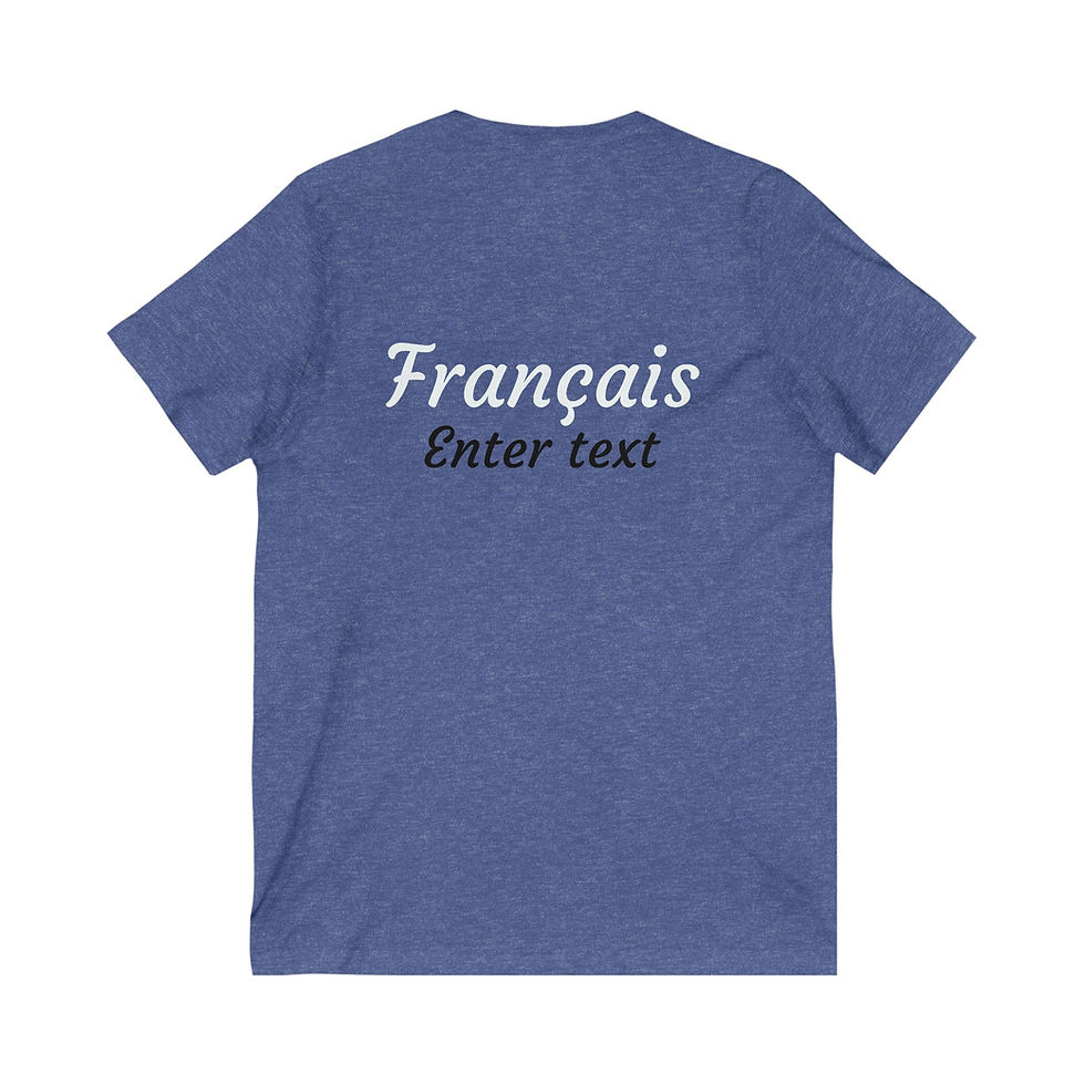 Thumbnail: Parlez-vous Français, V-Neck T-Shirt, More Colors Available!
