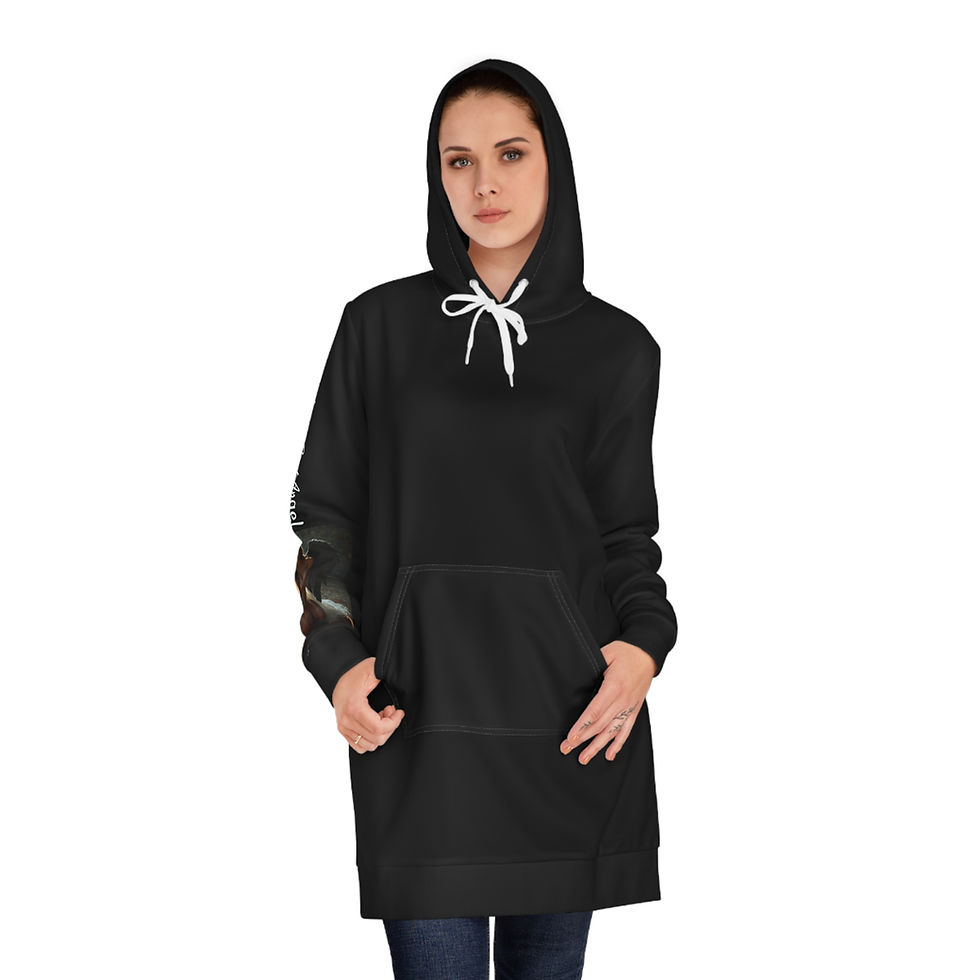 Thumbnail: Part Rebel Part Angel All Soul - Collection, Women's Hoodie Dress (AOP)