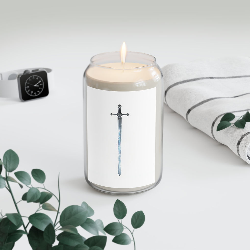 Thumbnail: Silver Sword Collection Scented Candle, 13.75oz