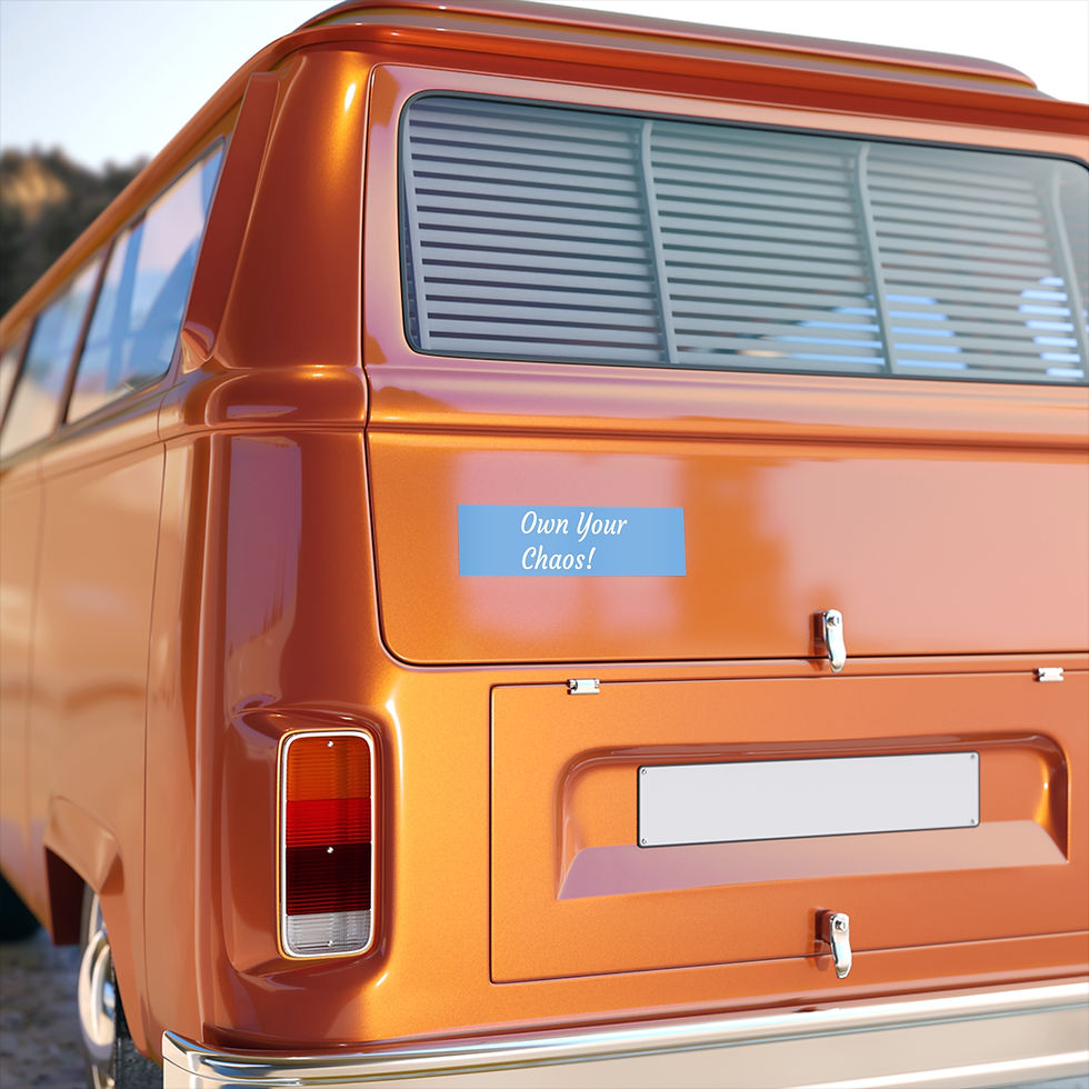 Thumbnail: Own Your Chaos! - Bumper Sticker