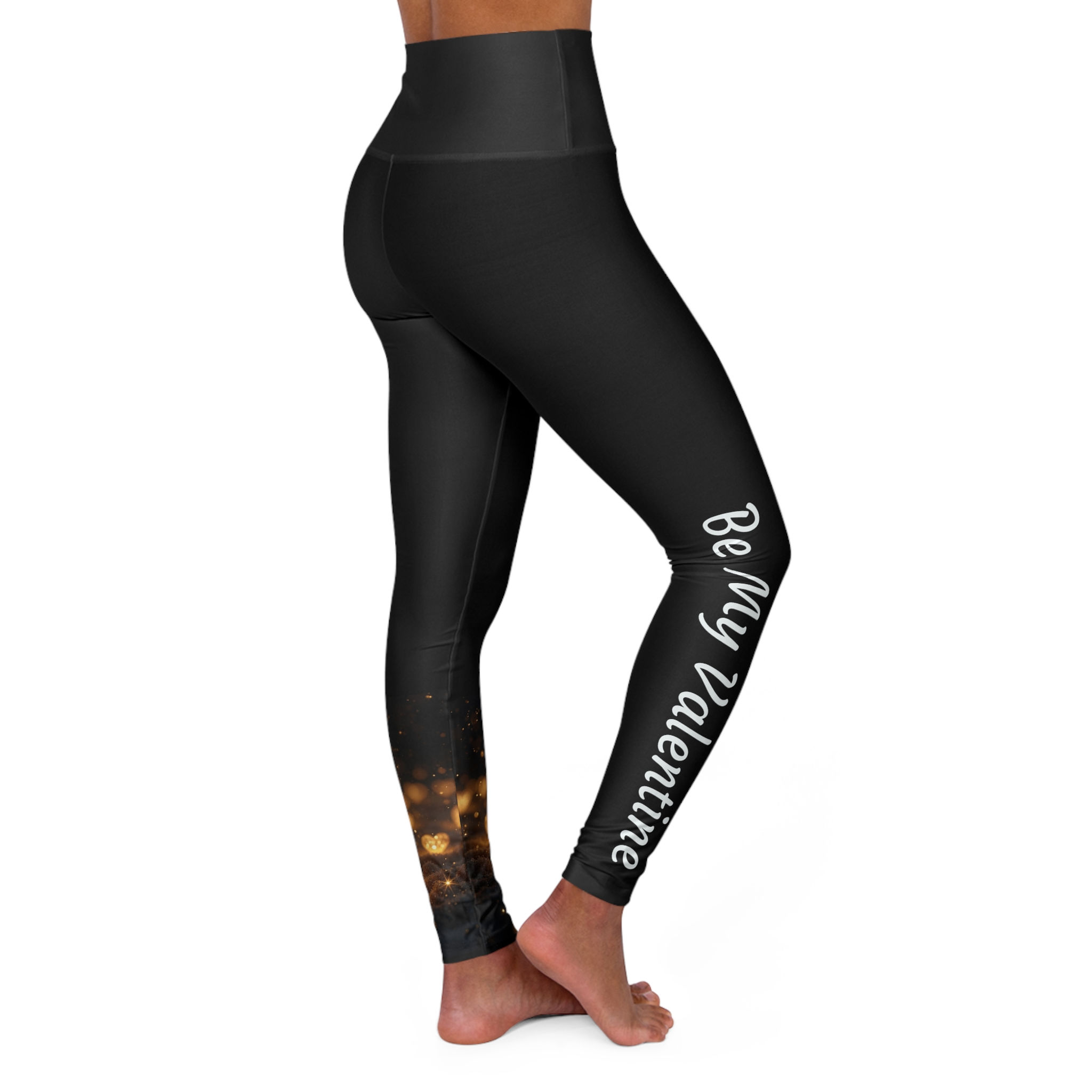 Be My Valentine Collection Custom High Waisted Yoga Leggings 