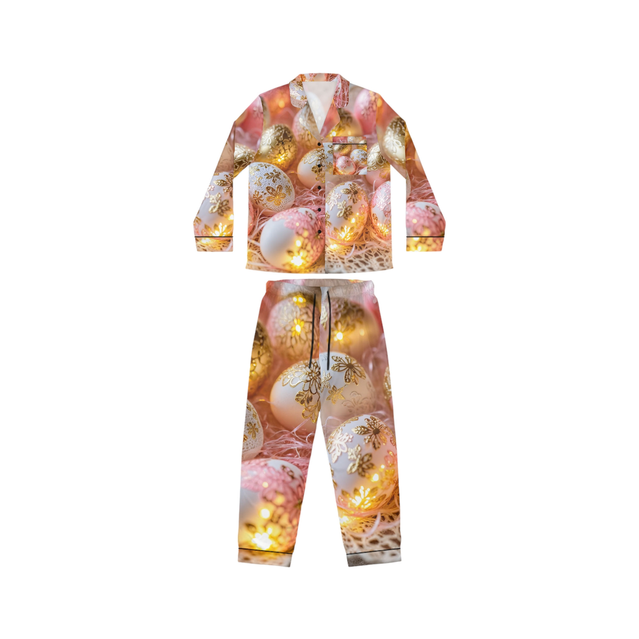 Easter Egg- Women's Satin Pajamas (AOP)