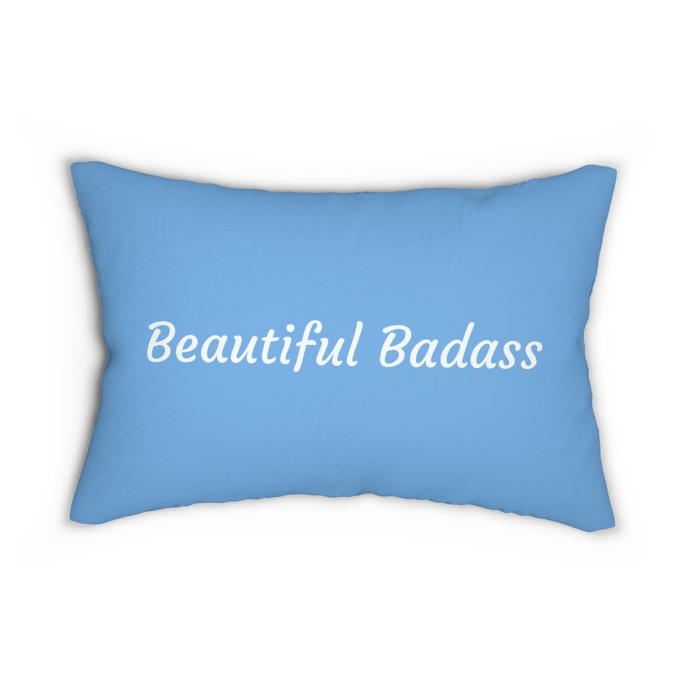 Thumbnail: Beautiful Badass- Collection Spun Polyester Lumbar Pillow