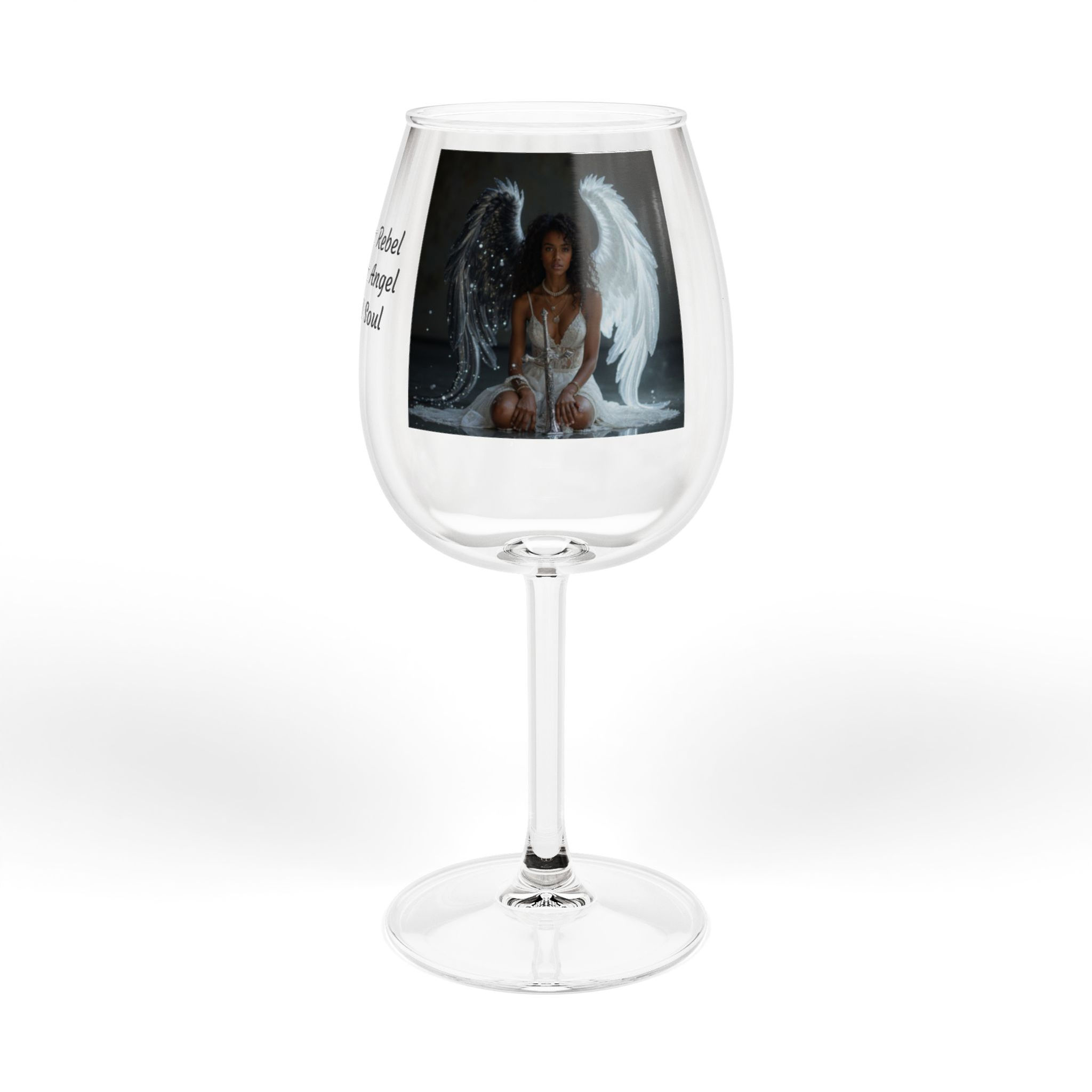 Part Rebel Part Angel All Soul Collection, Wine Glass, 12oz