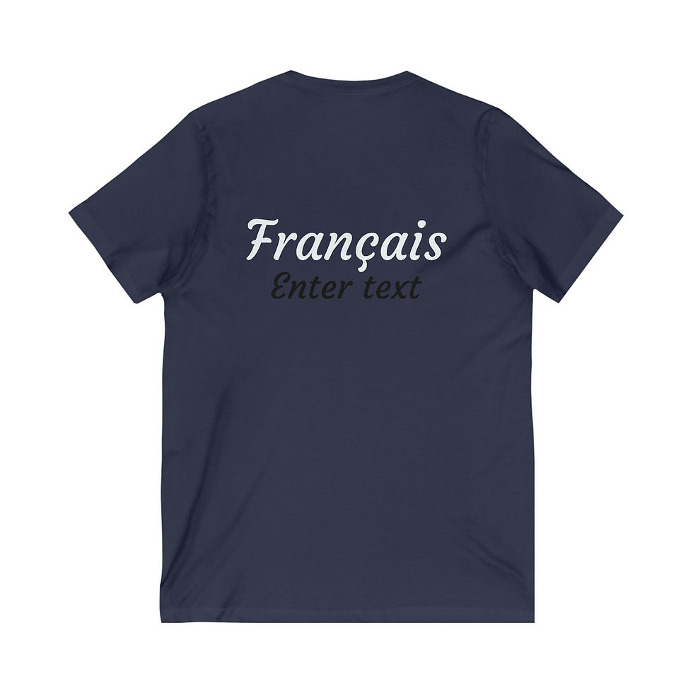 Thumbnail: Parlez-vous Français, V-Neck T-Shirt, More Colors Available!