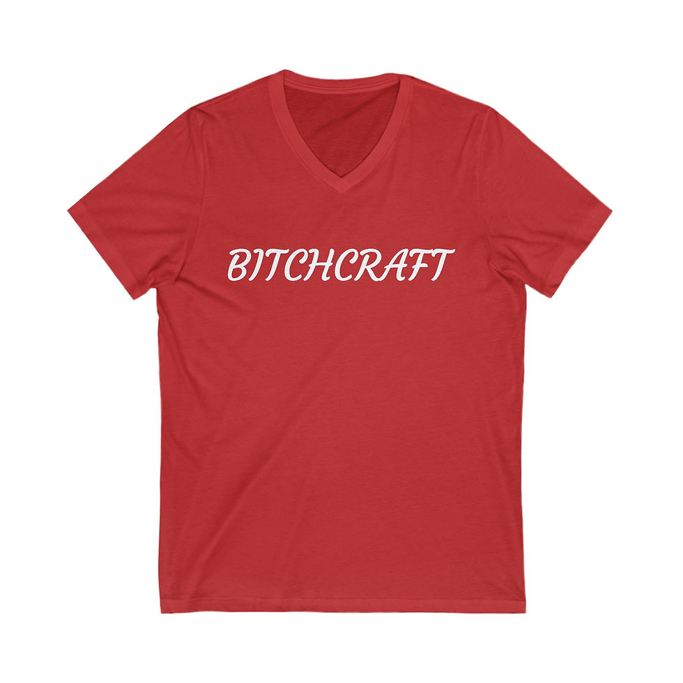 Thumbnail: BITCHCRAFT - Collection, V-Neck T-Shirt, More Colors Available!