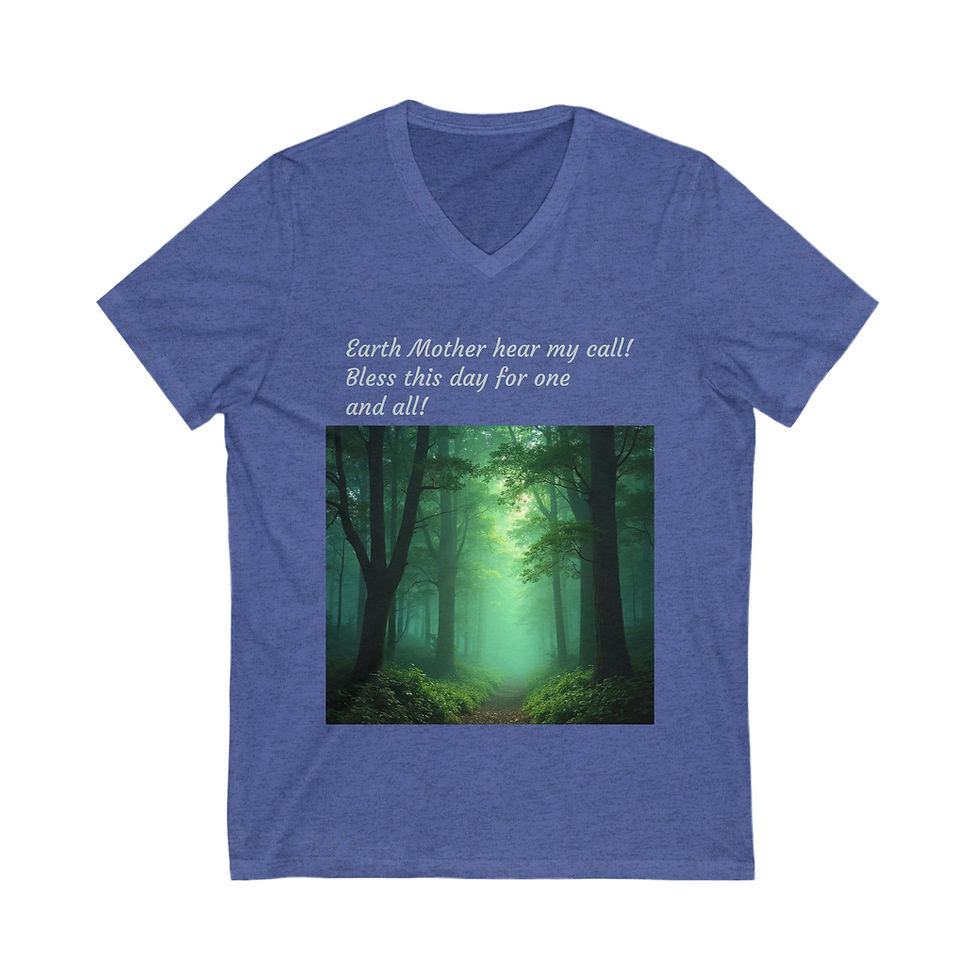 Thumbnail: Earth Mother - V- Neck T-Shirt, More Colors  Available!