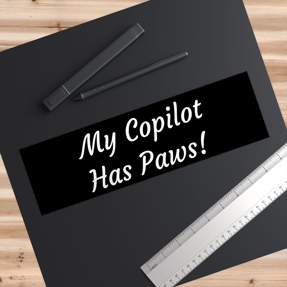 Thumbnail: Copilot Has Paws - Bumper Sticker