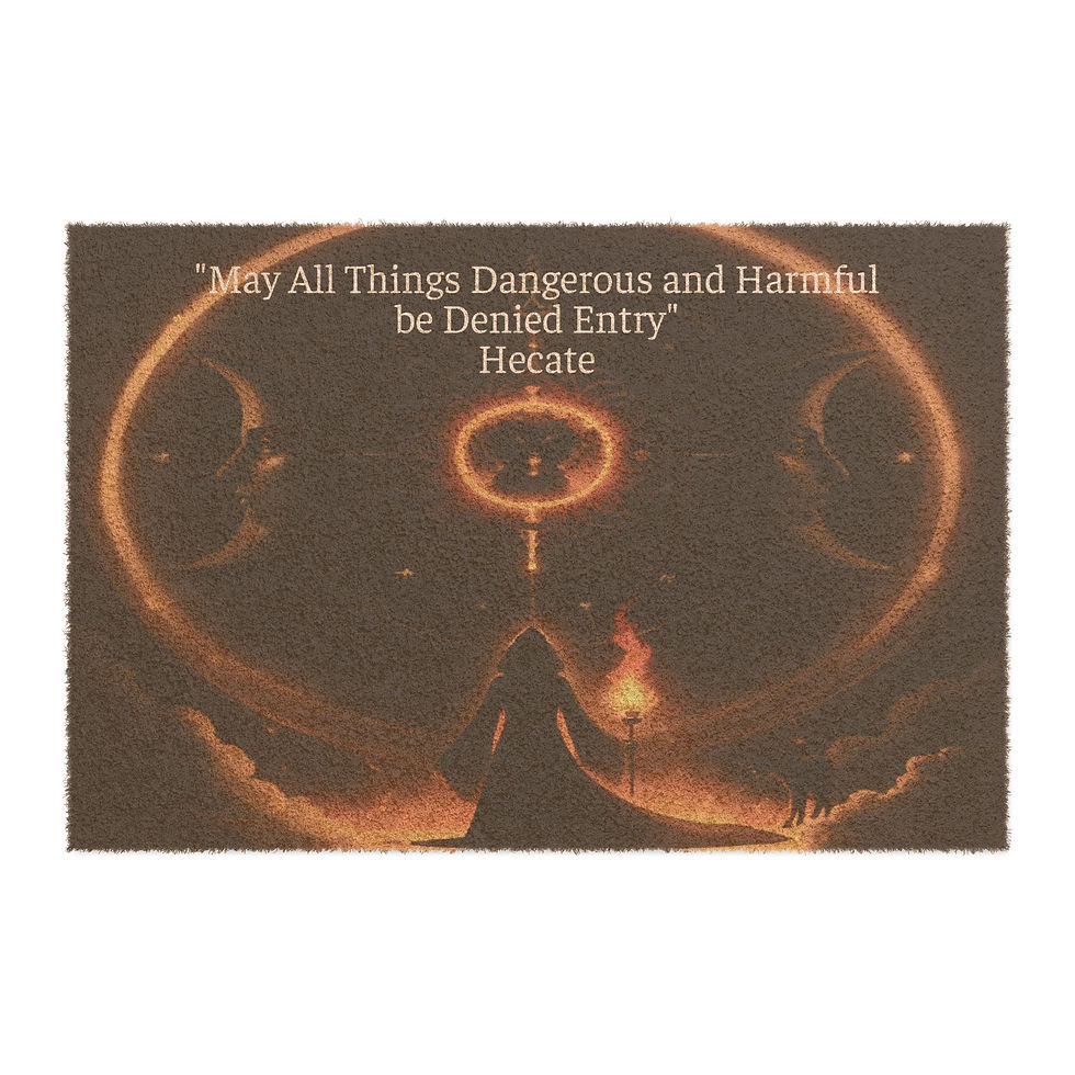 Blessing from Hecate Doormat