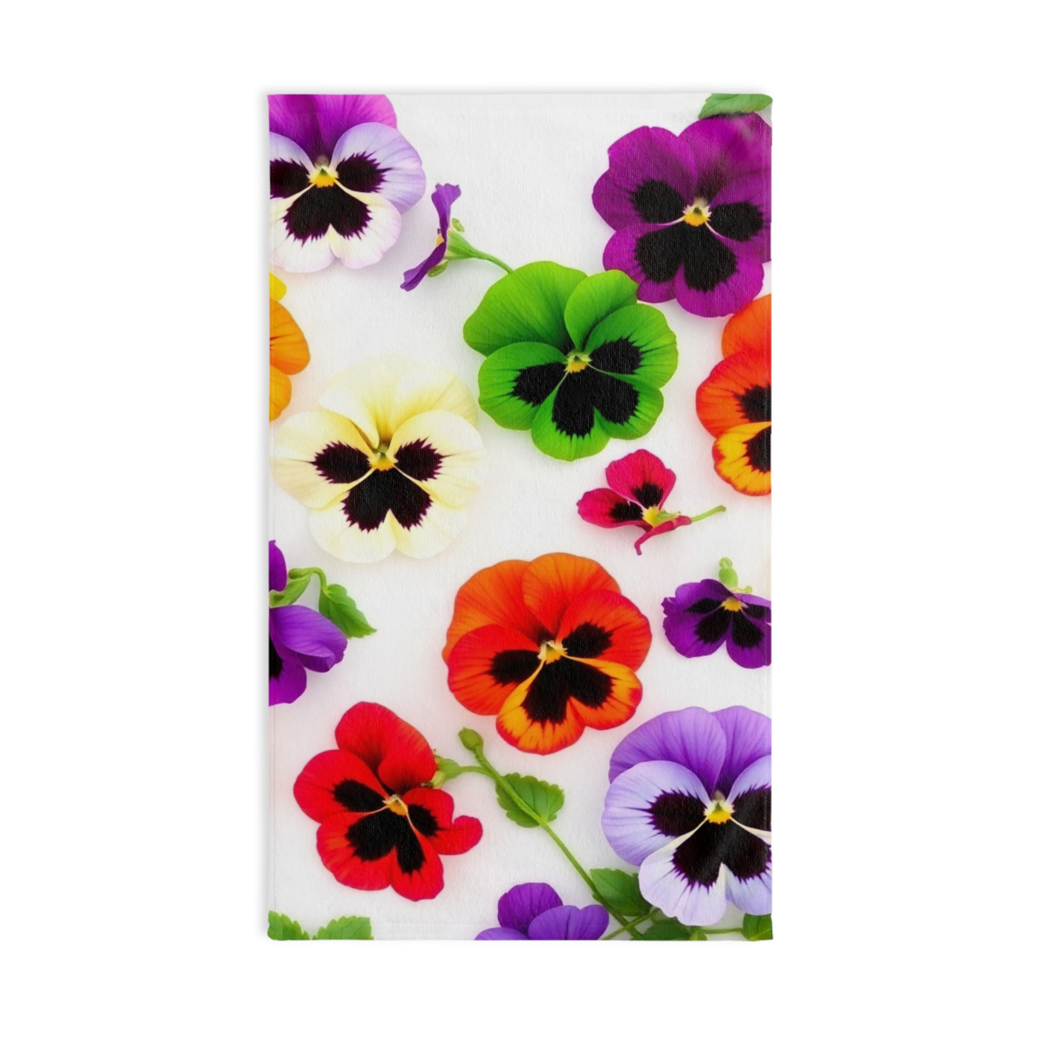 Pansy Flower - Collection, Hand Towel