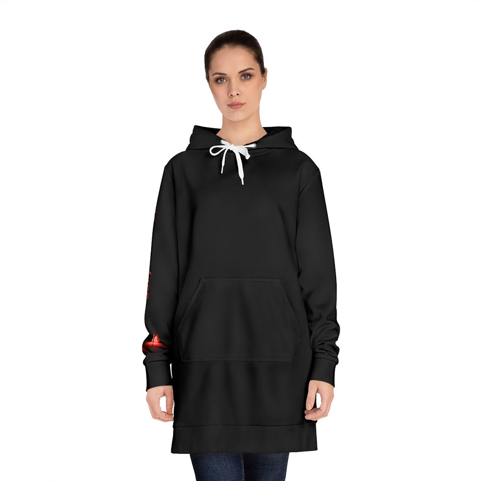 Thumbnail: Beautiful Badass - Collection, Women's Hoodie Dress (AOP)
