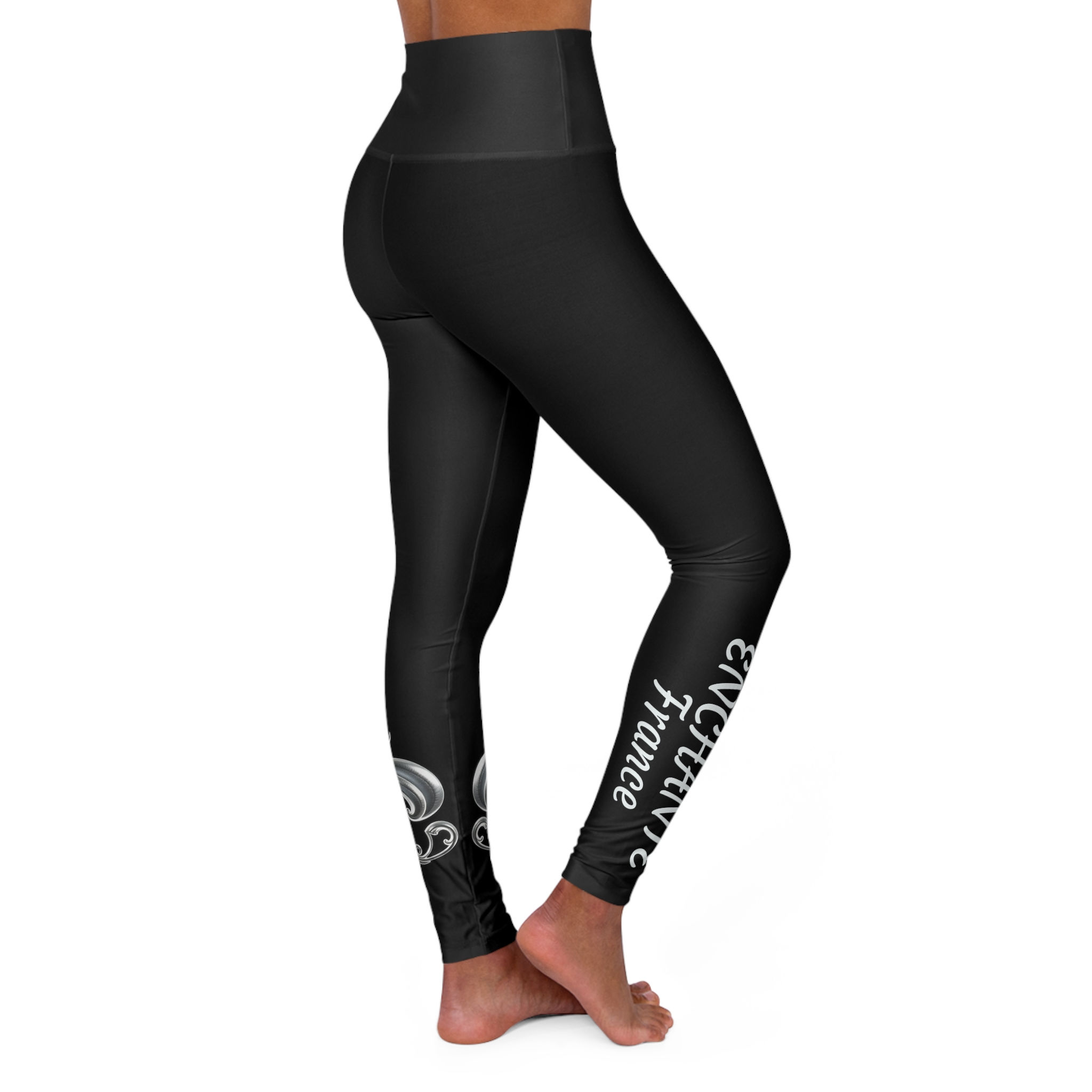 Enchanté France Collection Custom High Waisted Yoga Leggings