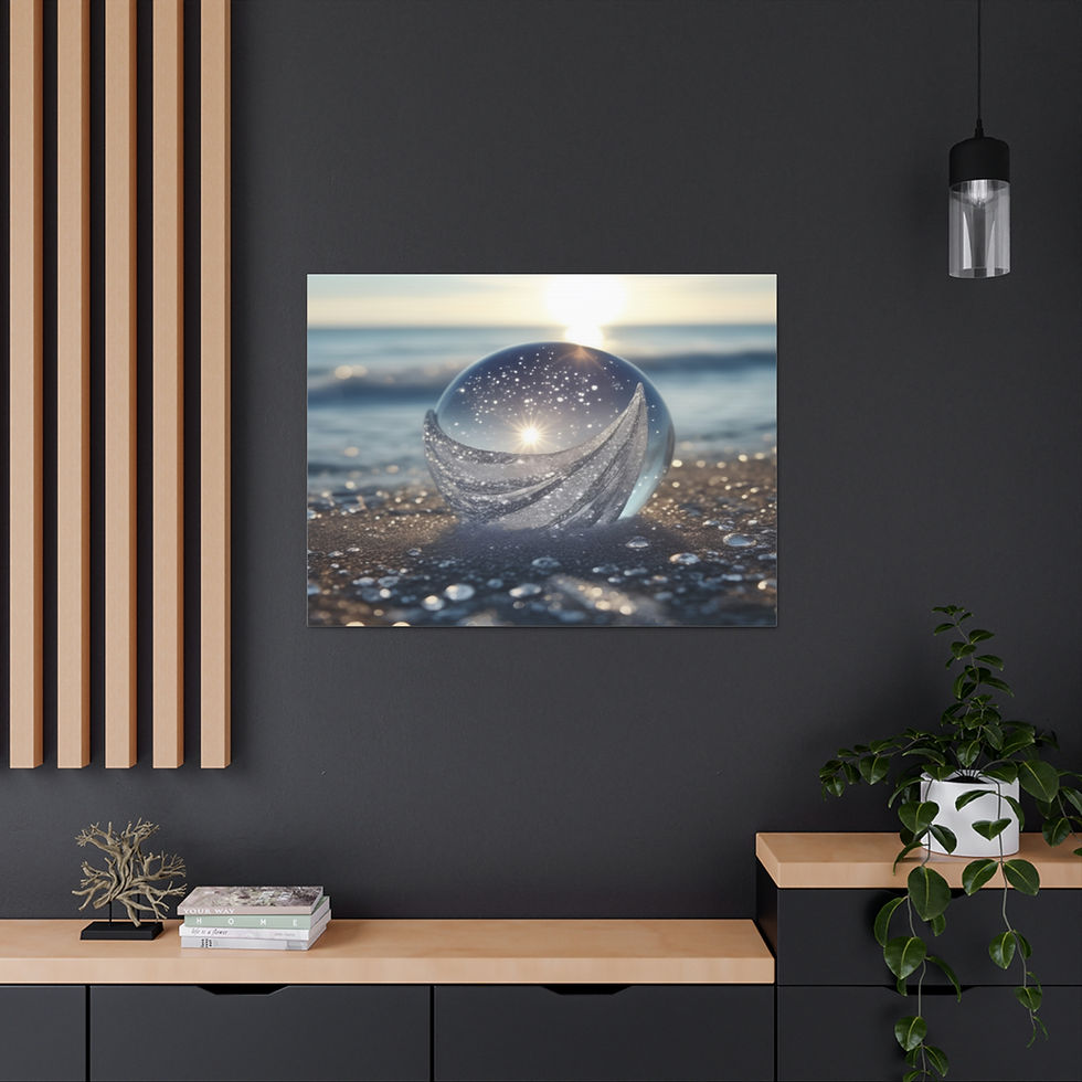 Thumbnail: Crystal Beach Canvas Gallery Wrap