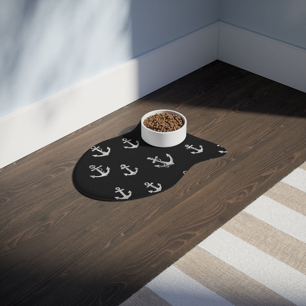 Thumbnail: Anchors- Collection - Pet Feeding Mats, More Shapes Available!