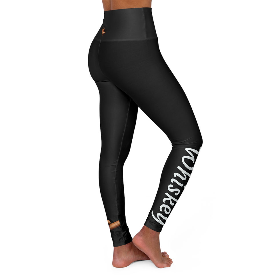 Thumbnail: Whiskey Collection Custom High Waisted Yoga Leggings 