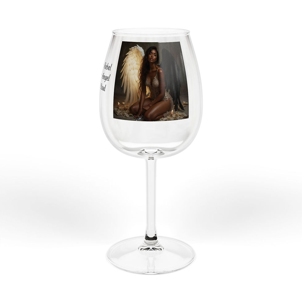 Part Rebel Part Angel All Soul Collection, Wine Glass, 12oz