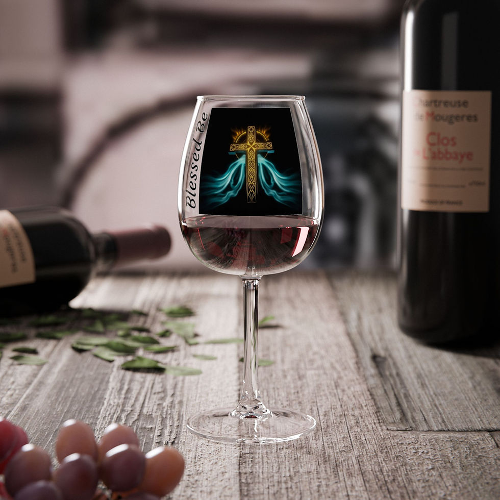 Thumbnail: Blessed Be - Collection Wine Glass, 12oz