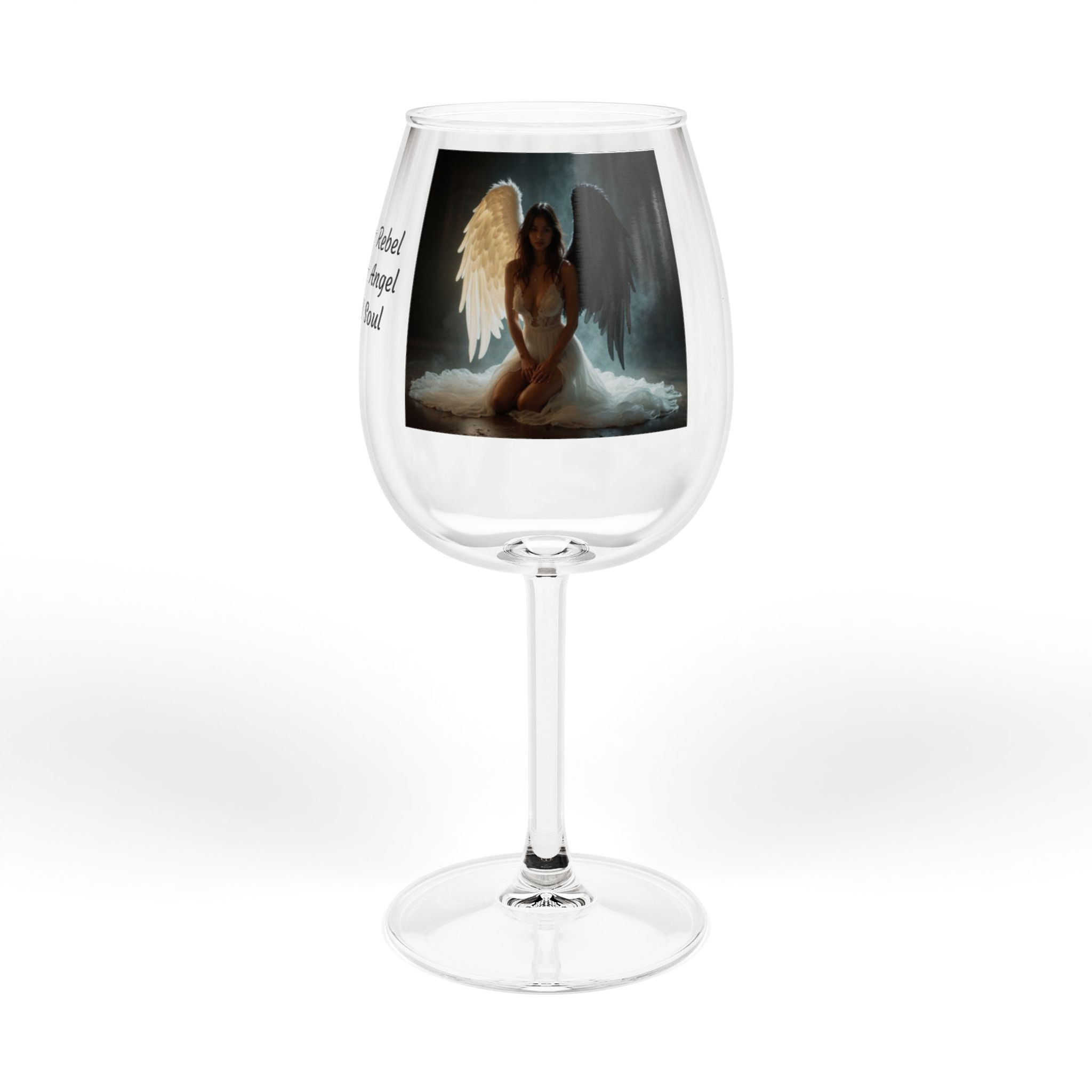 Part Rebel Part Angel All Soul Collection, Wine Glass, 12oz