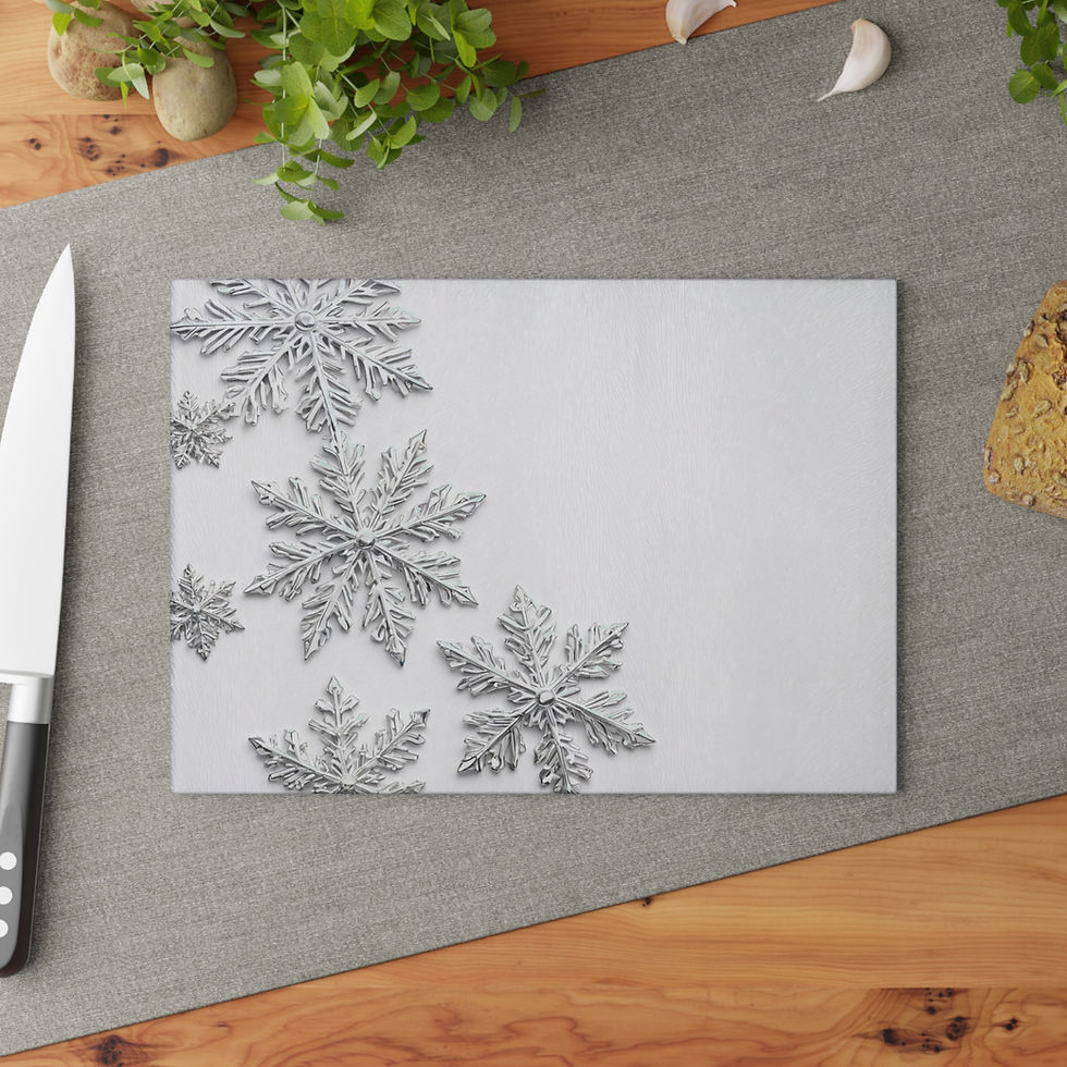 Thumbnail: Snowflake Spirit Glass Cutting Board
