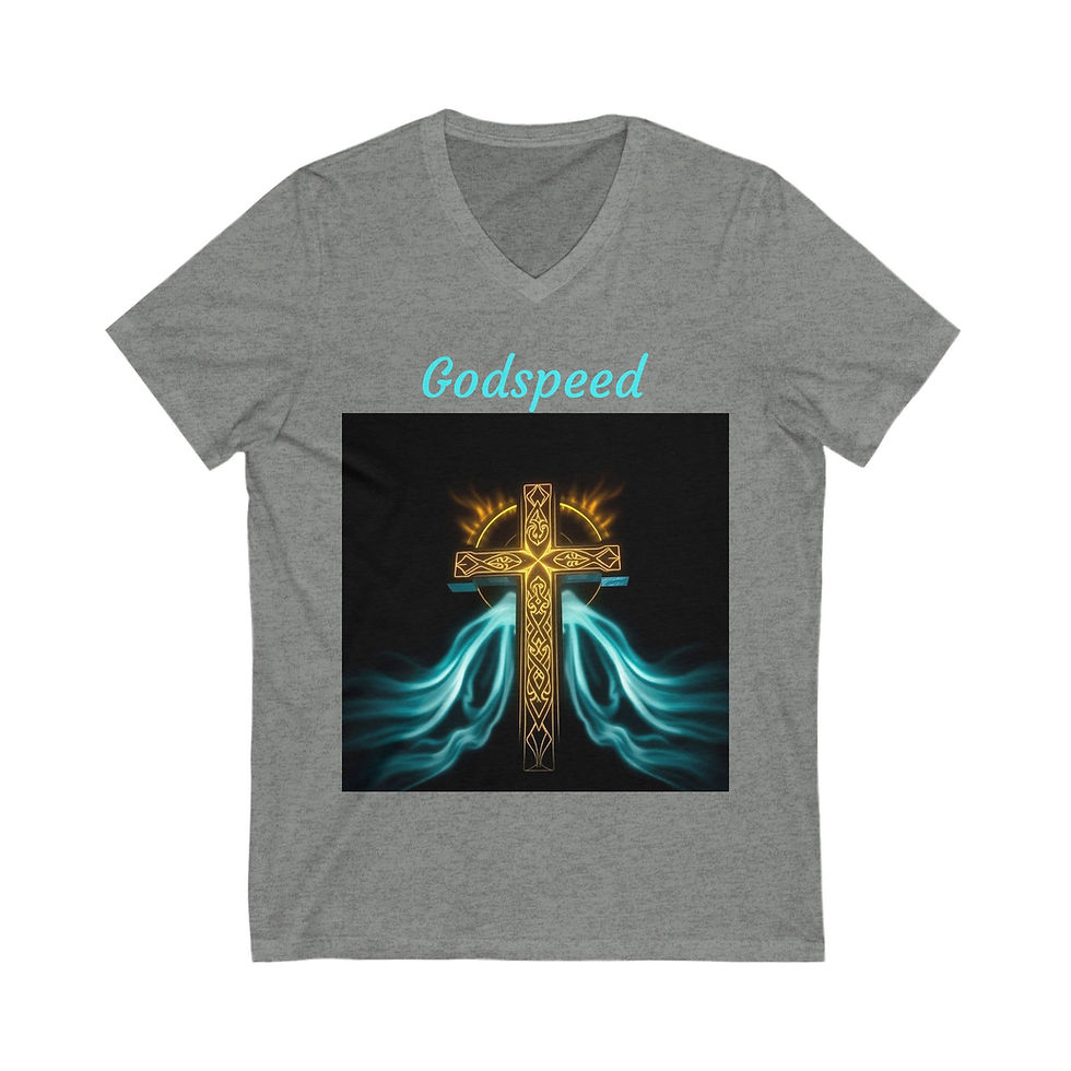 Thumbnail: Godspeed - V- Neck T-Shirt, More Colors  Available!