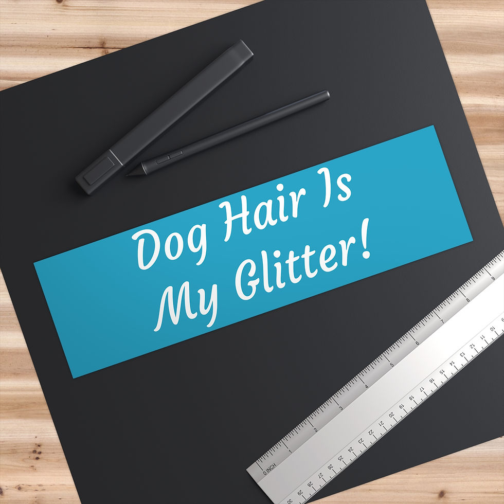 Thumbnail: Dog Hair Is My Glitter - Bumper Sticker