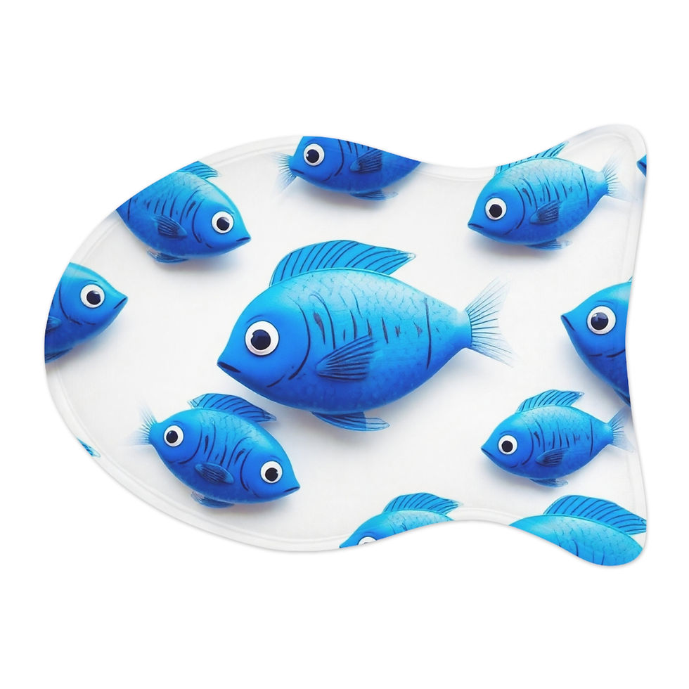 Out Fishing- Collection - Pet Feeding Mats, More Shapes Available!