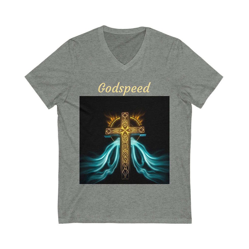 Thumbnail: Godspeed - V- Neck T-Shirt, More Colors  Available!