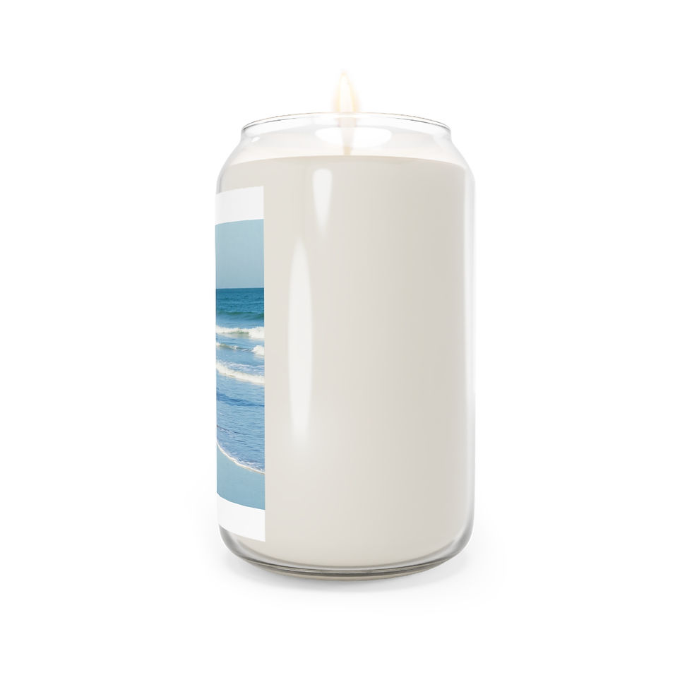 Thumbnail: Horses On The Beach Custom Scented Candle, 13.75oz