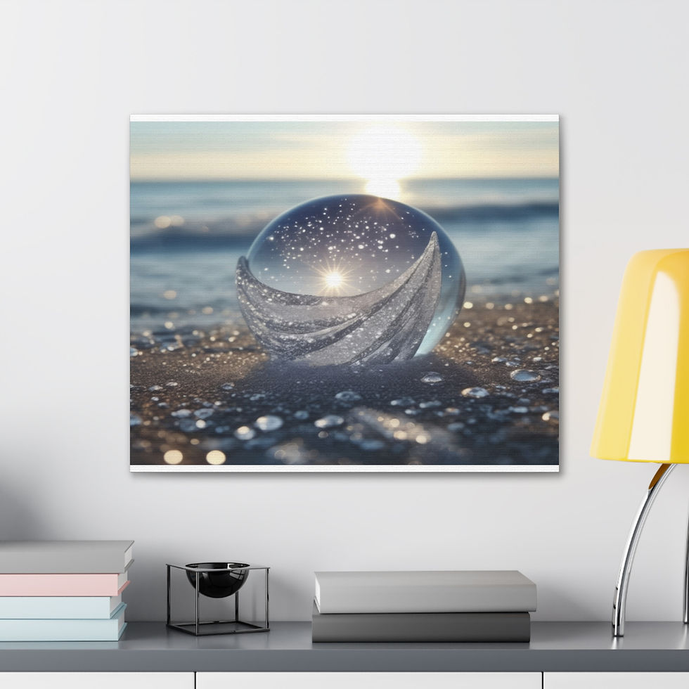 Thumbnail: Crystal Beach Canvas Gallery Wrap