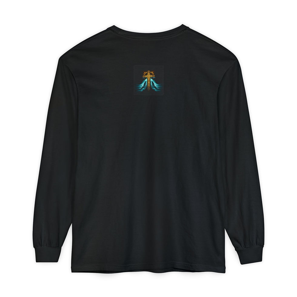 Thumbnail: Godspeed Collection Unisex Garment-dyed Long Sleeve T-Shirt