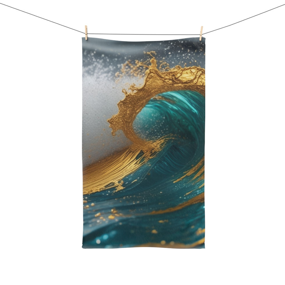 Thumbnail: Sea Wave - Collection, Hand Towel