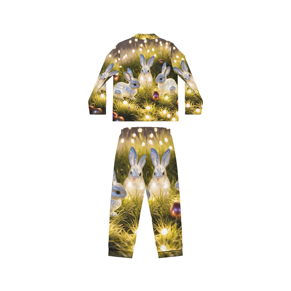 Thumbnail: Easter Jammies - Women's Satin Pajamas (AOP)