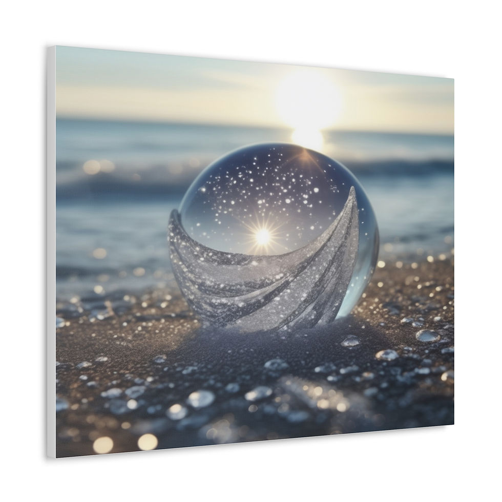 Thumbnail: Crystal Beach Canvas Gallery Wrap