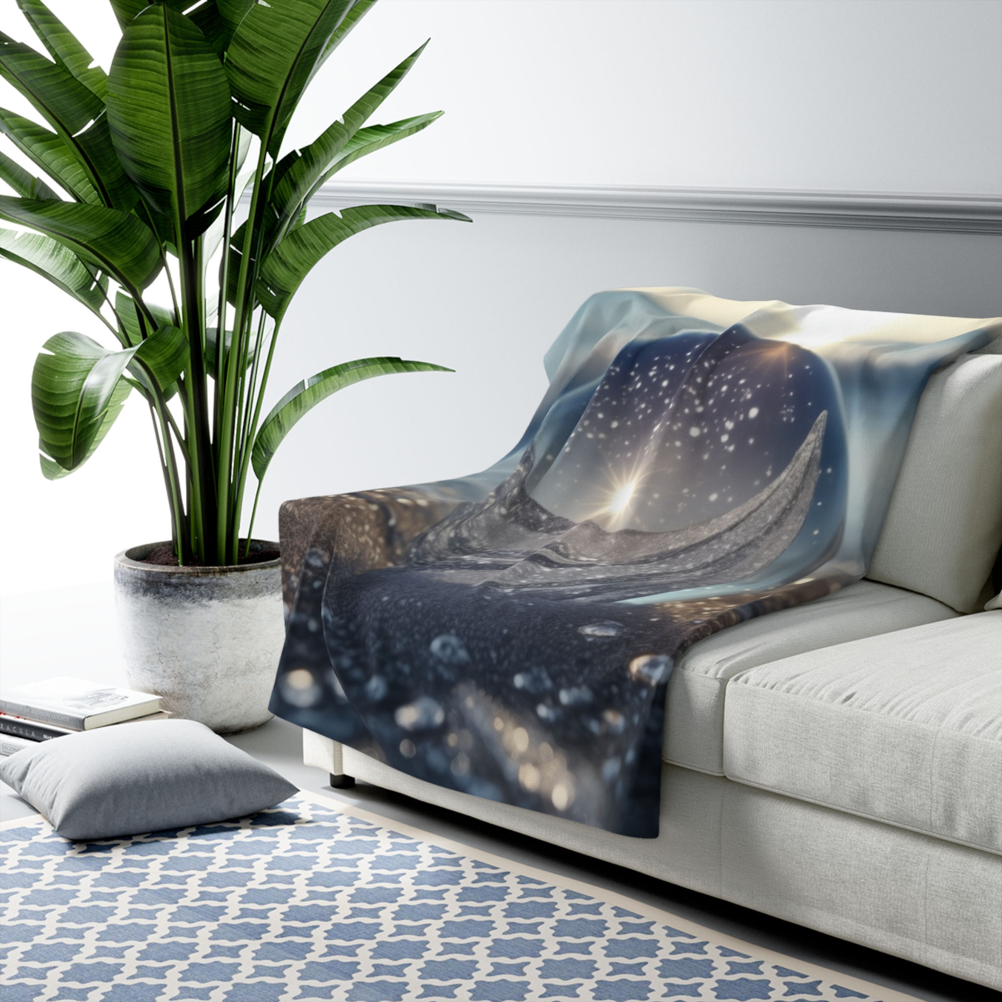 Crystal Beach Sherpa Fleece Blanket